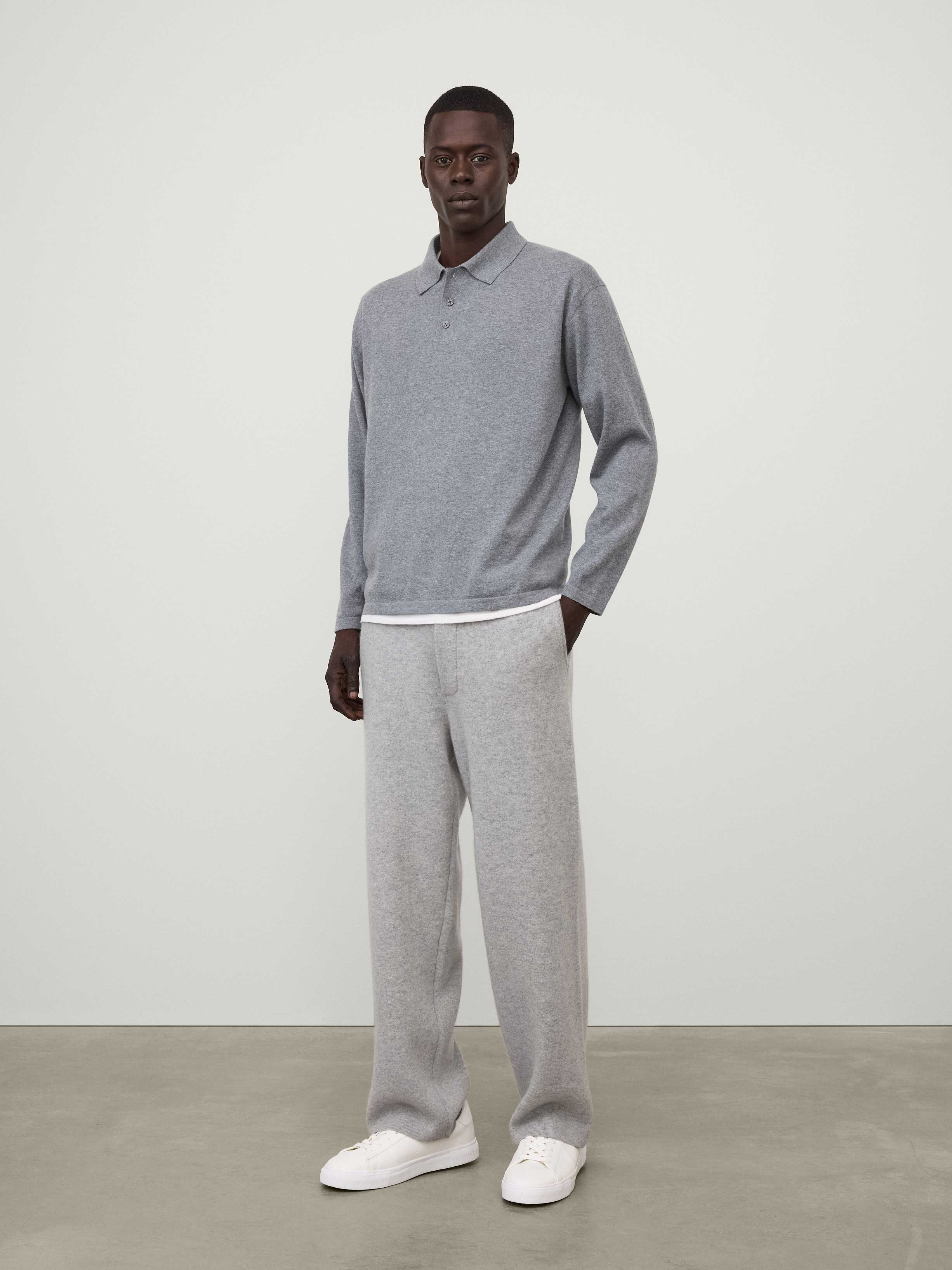 Lowen Sweater Deep Cloud | Cotton Cashmere | LISA YANG