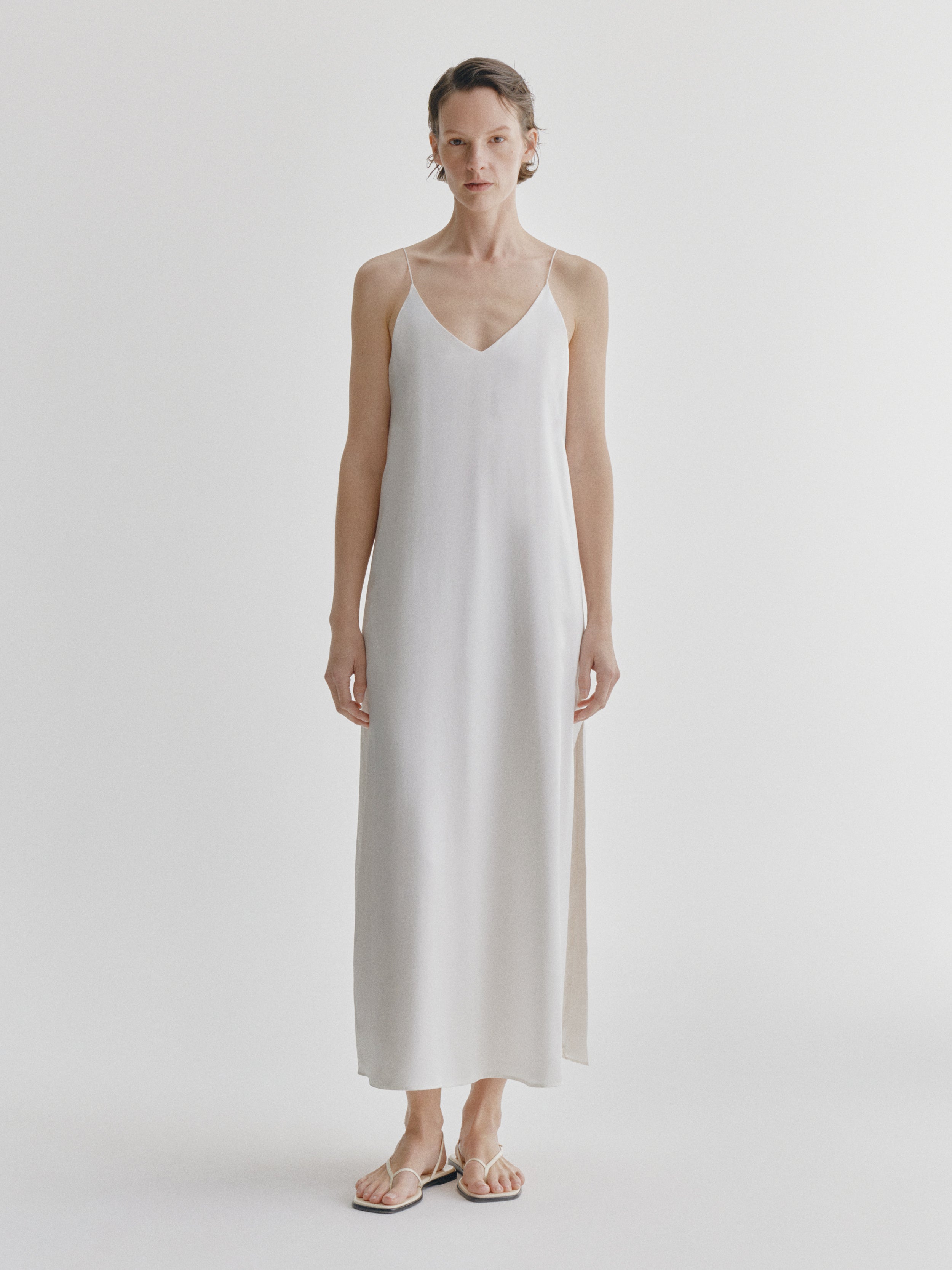 Camisole Dress Meringue | Silk | LISA YANG