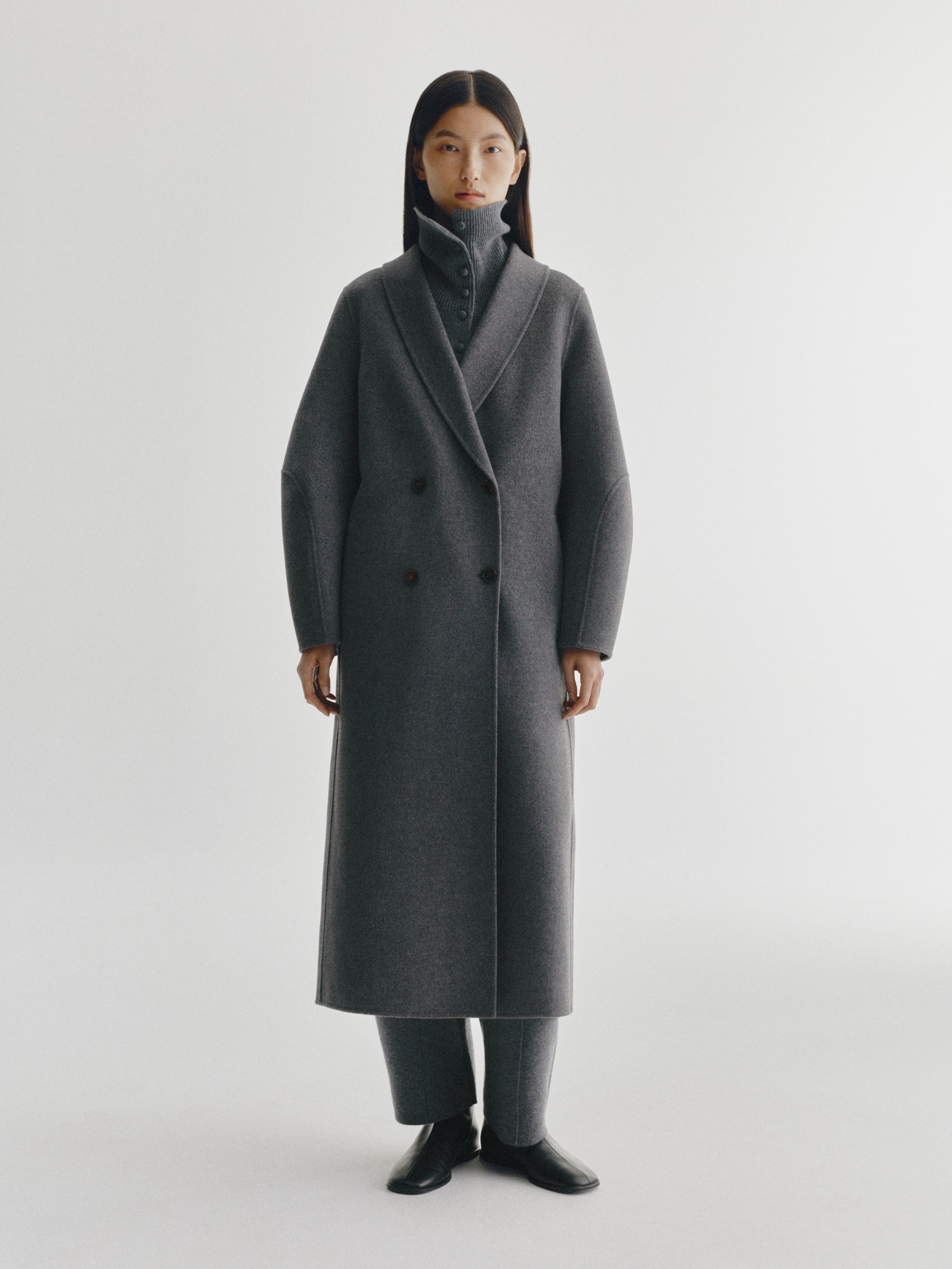 Doublé Shawl Coat – LISA YANG