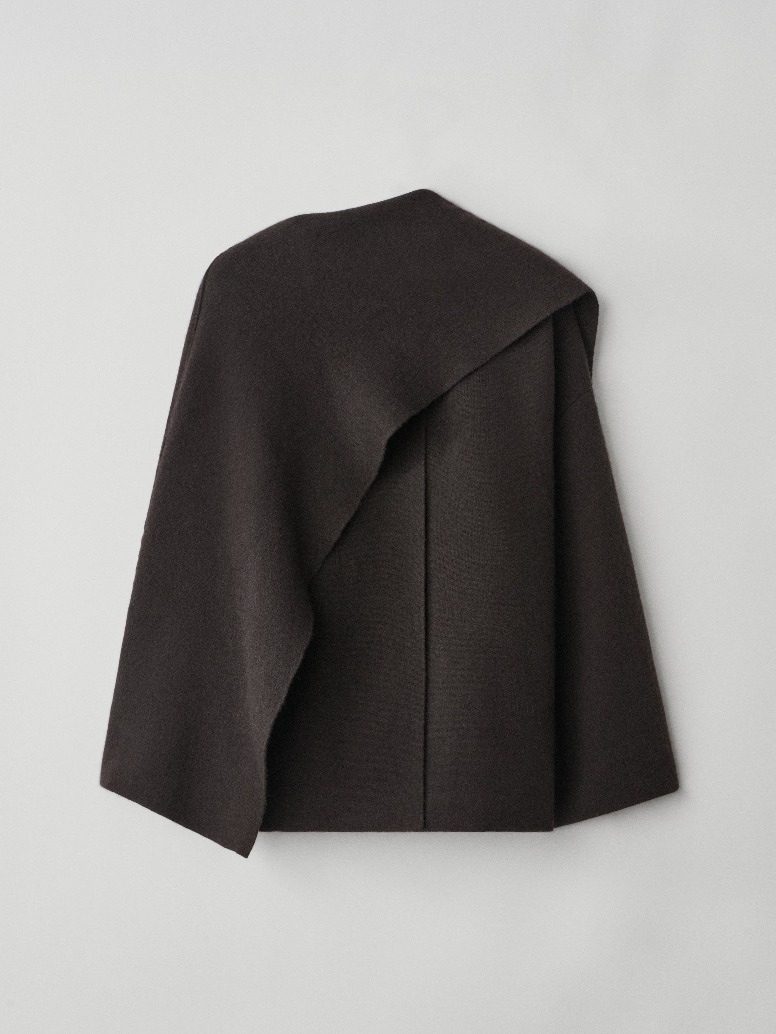 Nessa Wrap Cardigan Coat Dark Oak | Cashmere | Lisa Yang – LISA YANG
