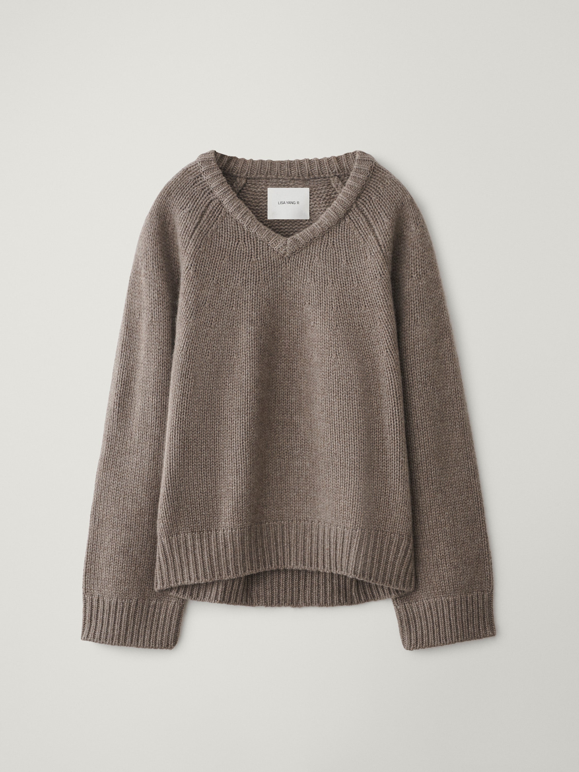 Oia Sweater Truffle | Cashmere | LISA YANG