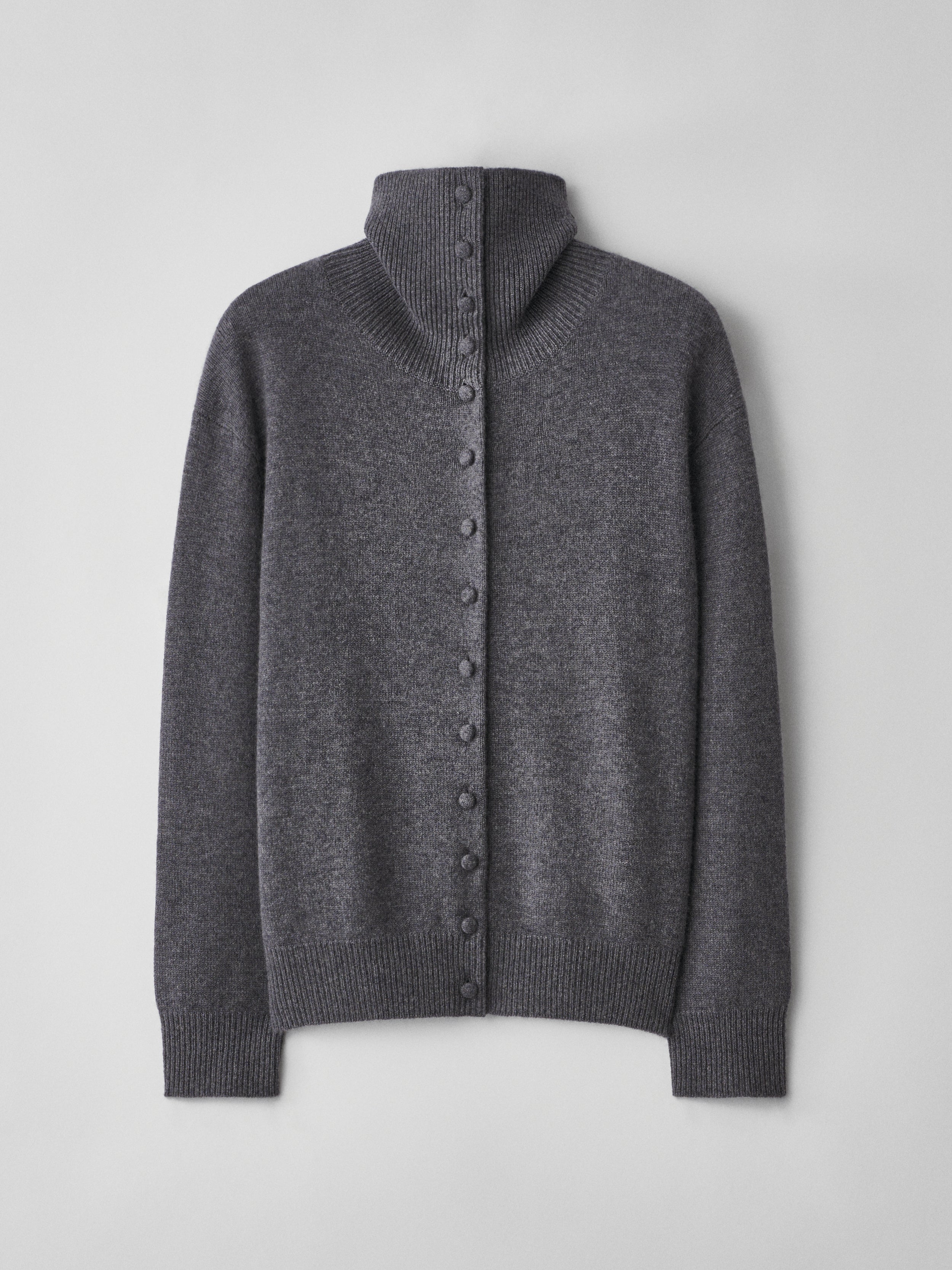 Denie Cardigan Graphite | Cashmere | LISA YANG
