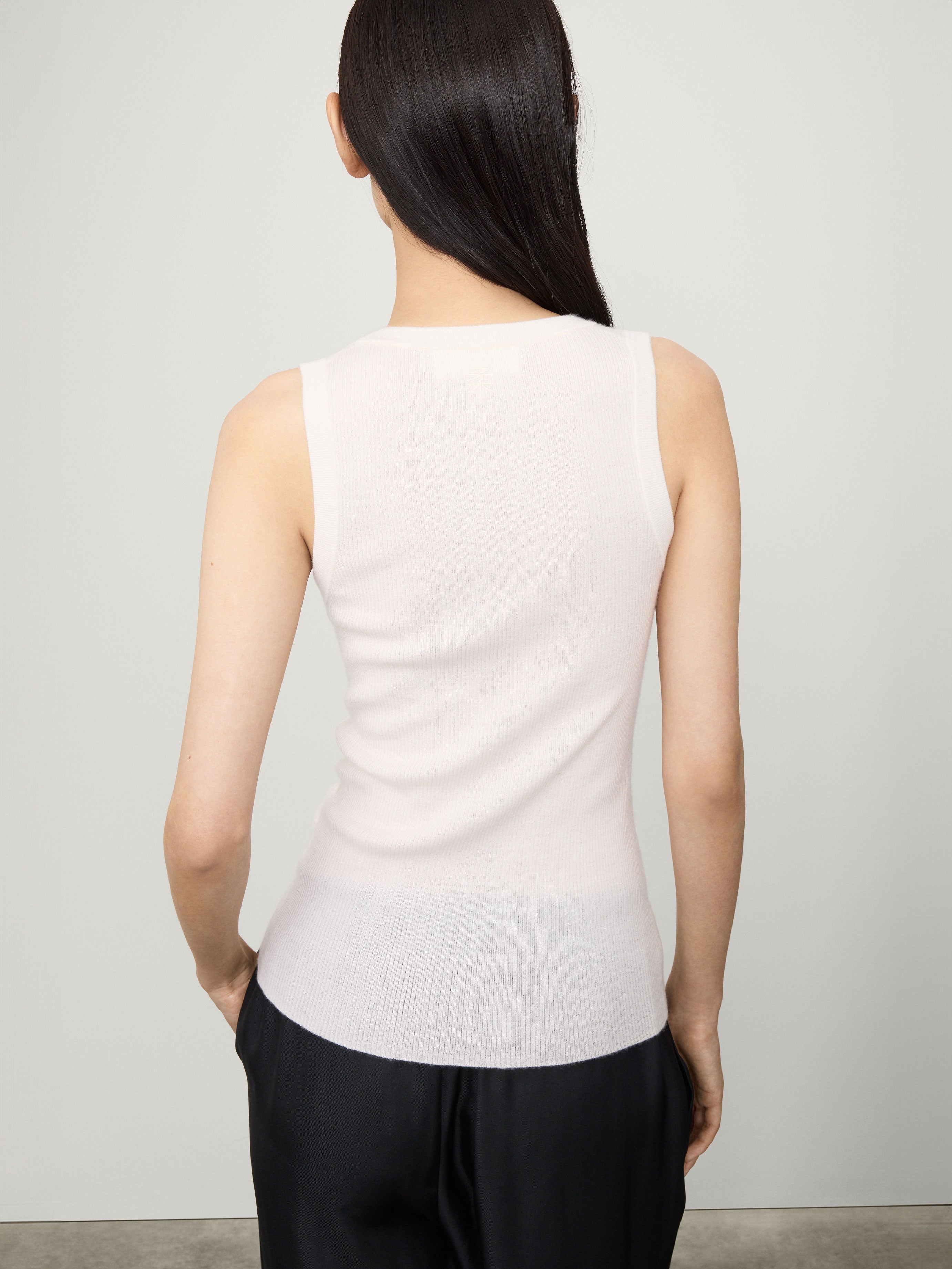 Ina Top Ivory | Cashmere | LISA YANG
