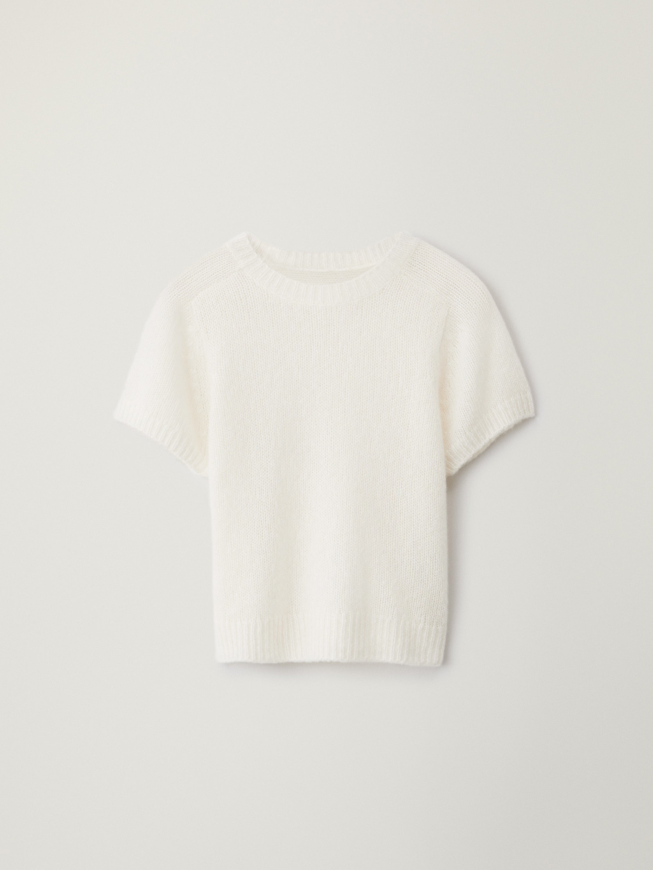Siona T-shirt Cream | Cashmere Silk | LISA YANG