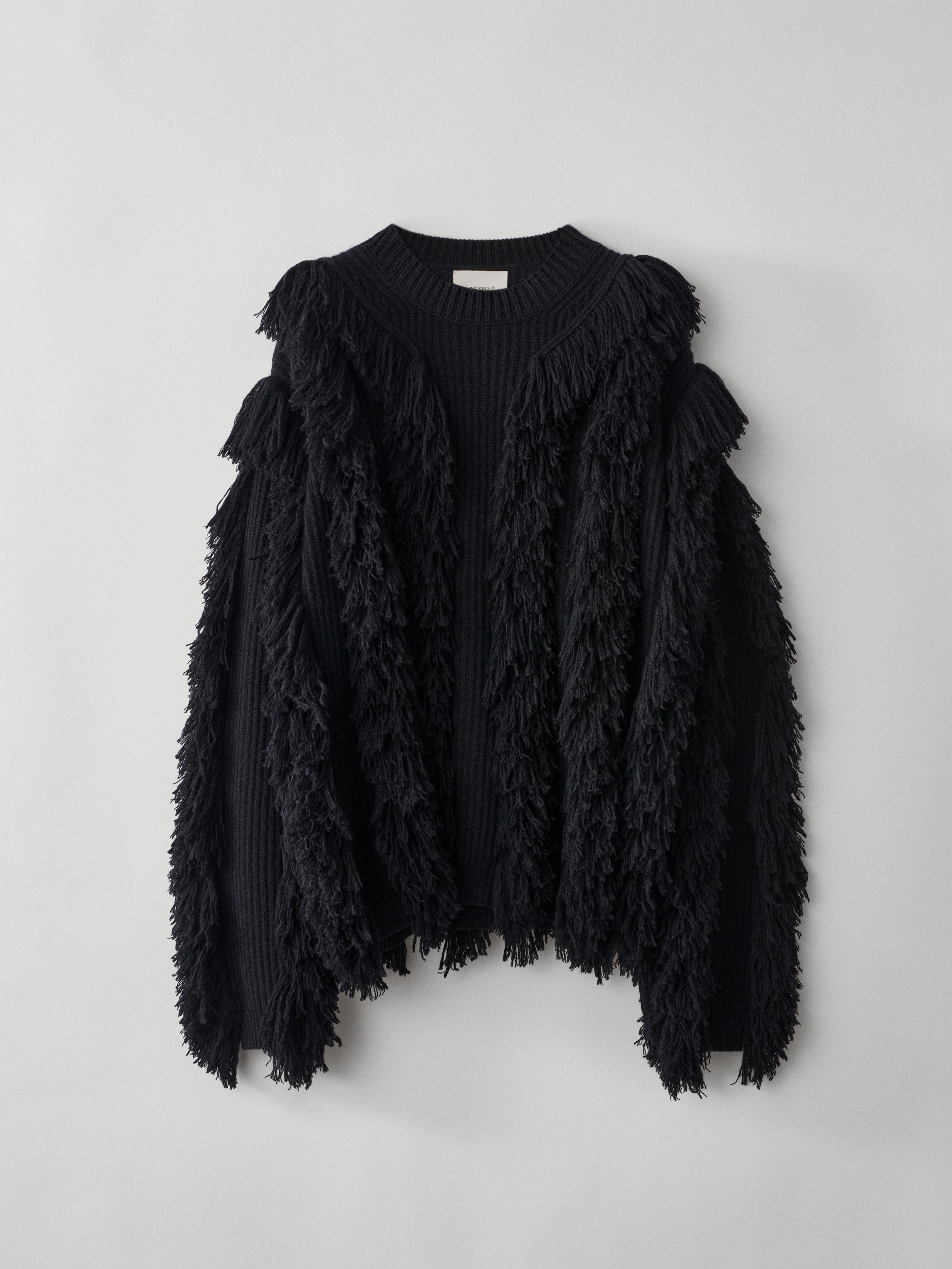 くり（im)perf. Loose Knit / ブラック　新品同様 24_LISAYANG_AW26_CASPULE_FLATS