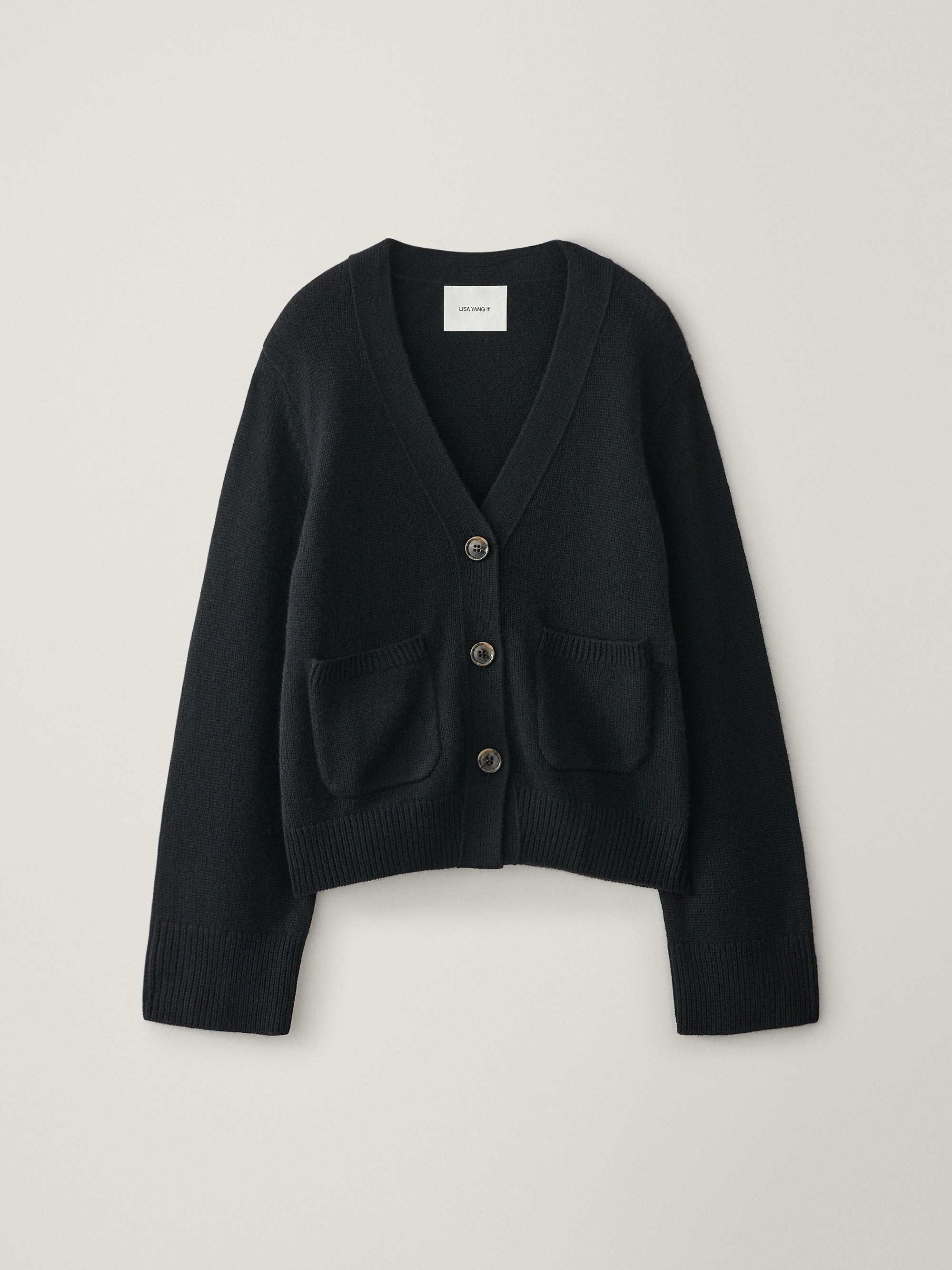 Danni Cardigan Black | Cashmere | LISA YANG