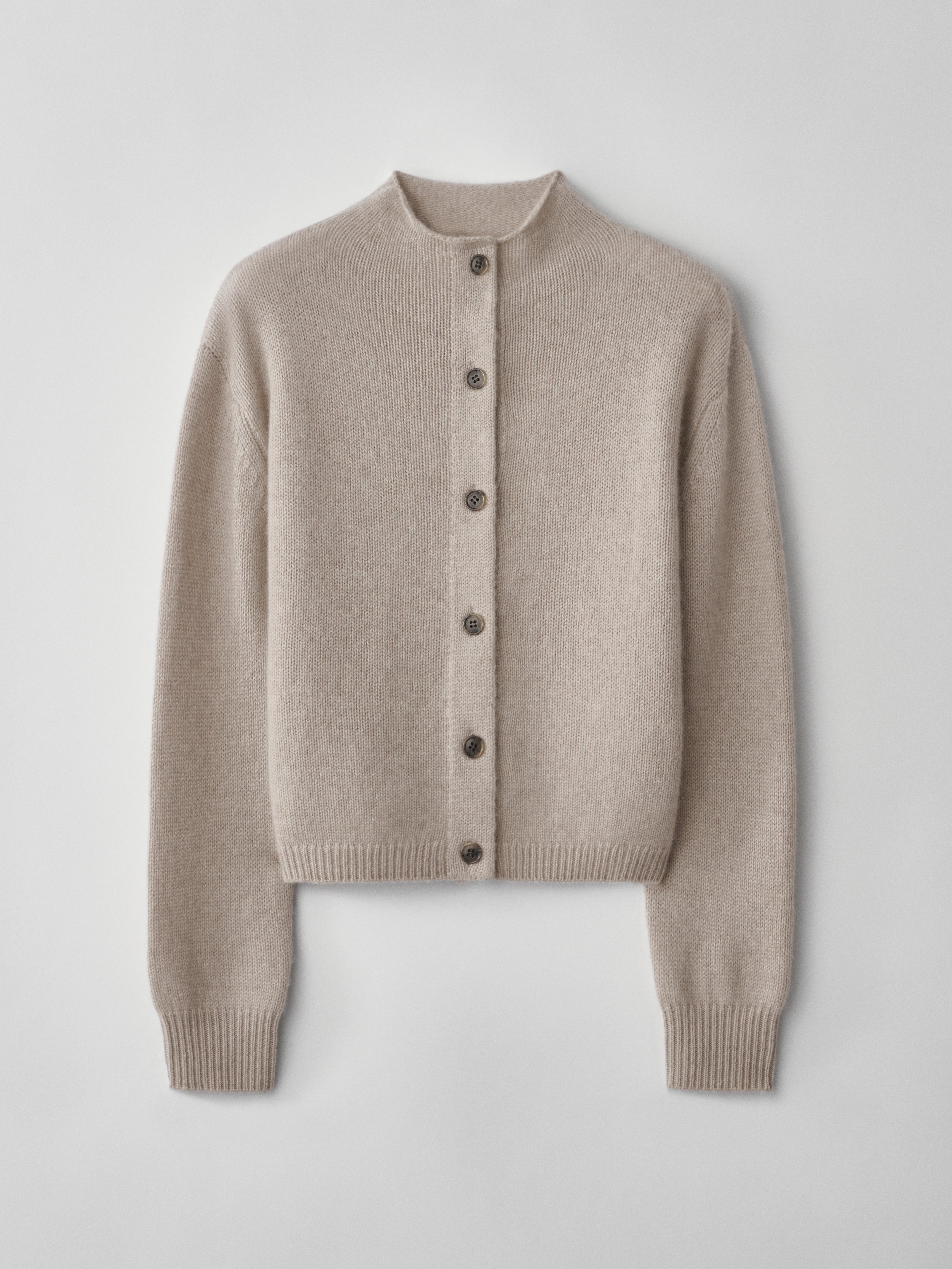 Zirelle Cardigan Sand | Cashmere | LISA YANG