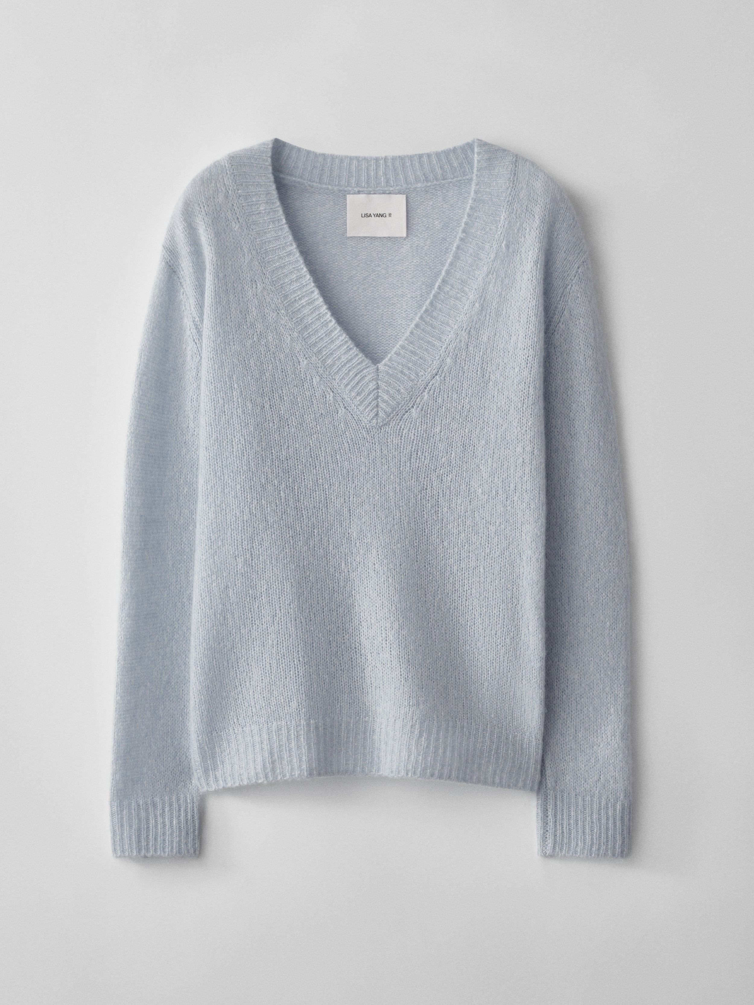 Leona Sweater Sea Breeze | Cashmere Silk | LISA YANG