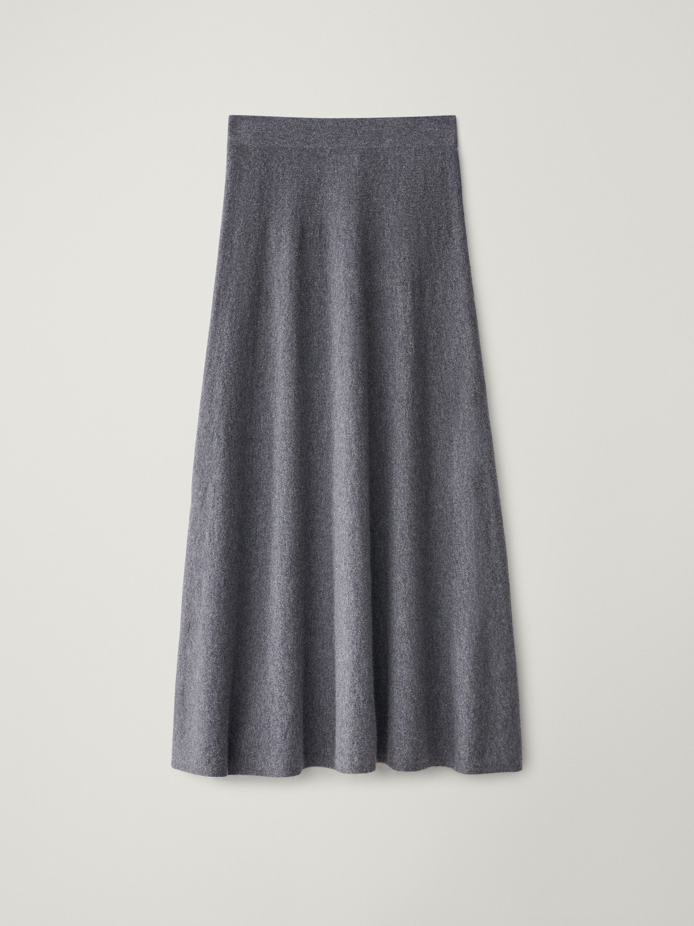 Torie Skirt Graphite | Cashmere | LISA YANG