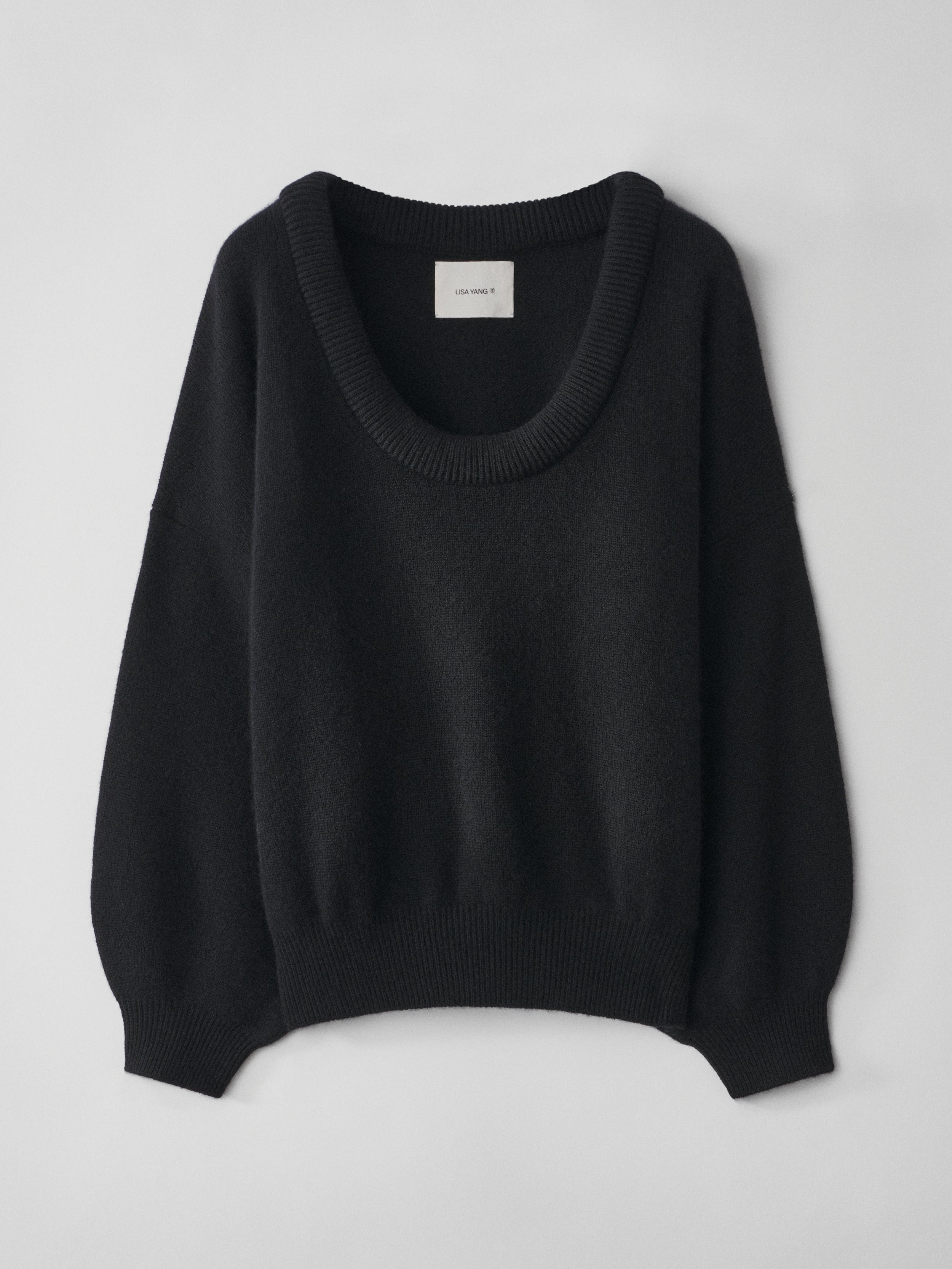 Doria Sweater Black | Cashmere | LISA YANG