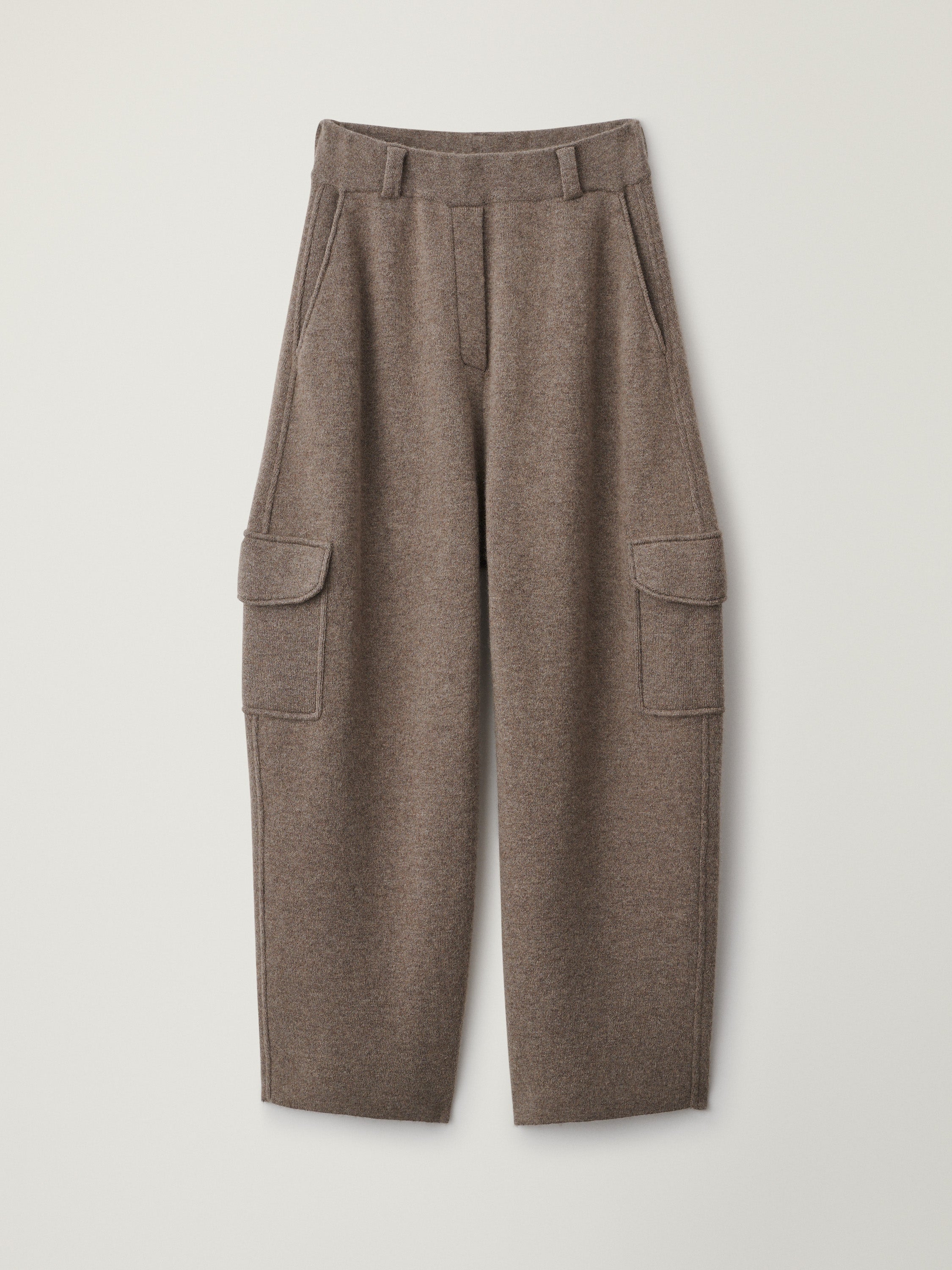 Azaria Trousers Truffle | Cashmere | LISA YANG