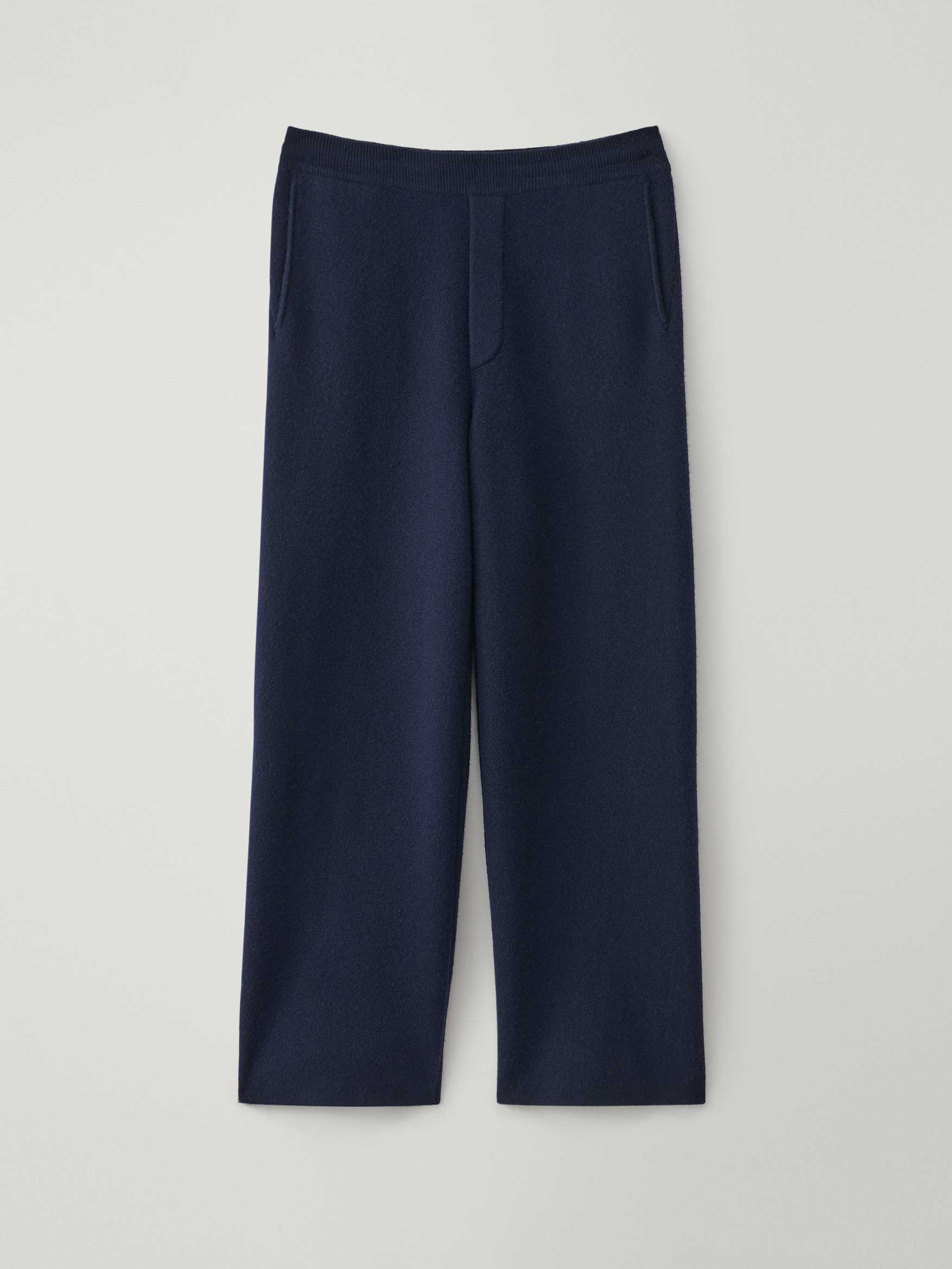 Parker Trousers Navy | Cashmere | LISA YANG