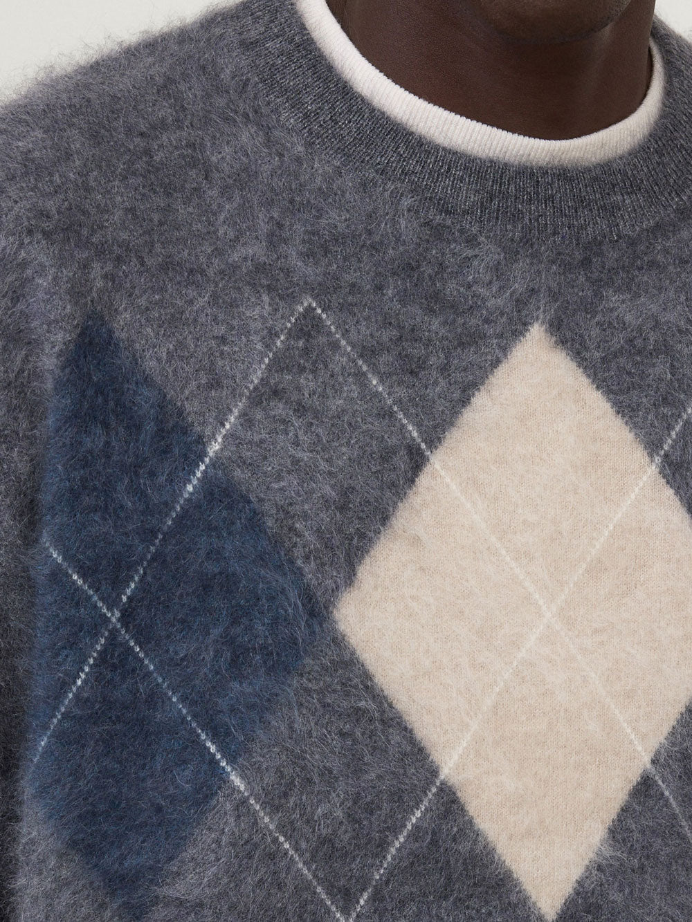 Brushed Argyle Cashmere