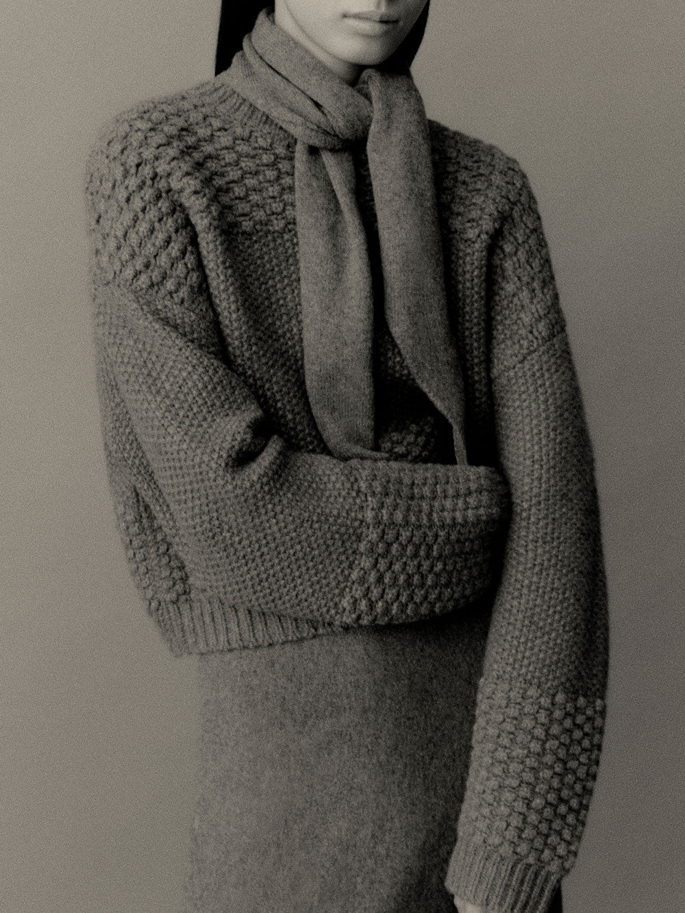 Pearl Brioche & Bubble Knit