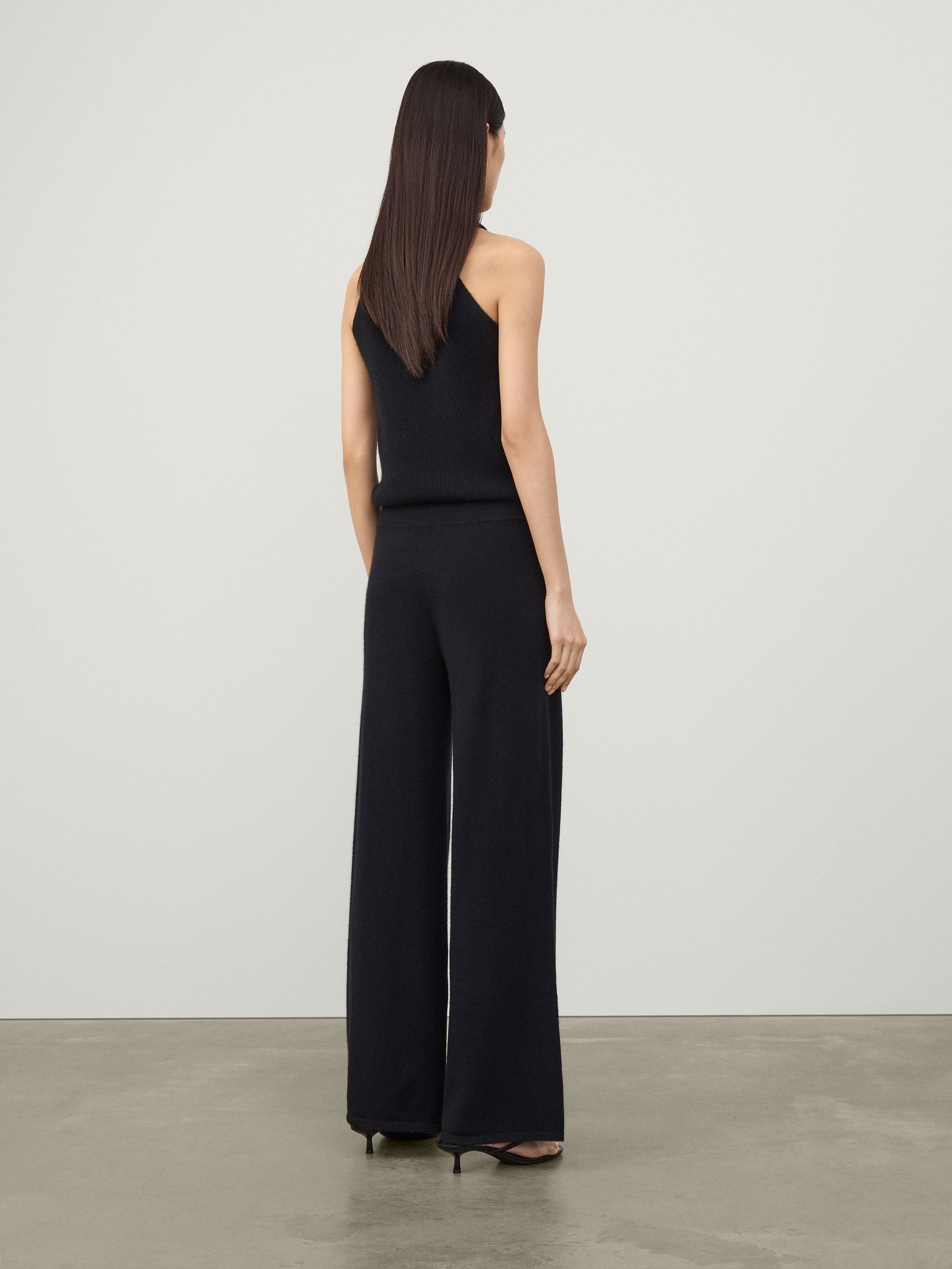 Sofi Trousers Black | Cashmere | LISA YANG