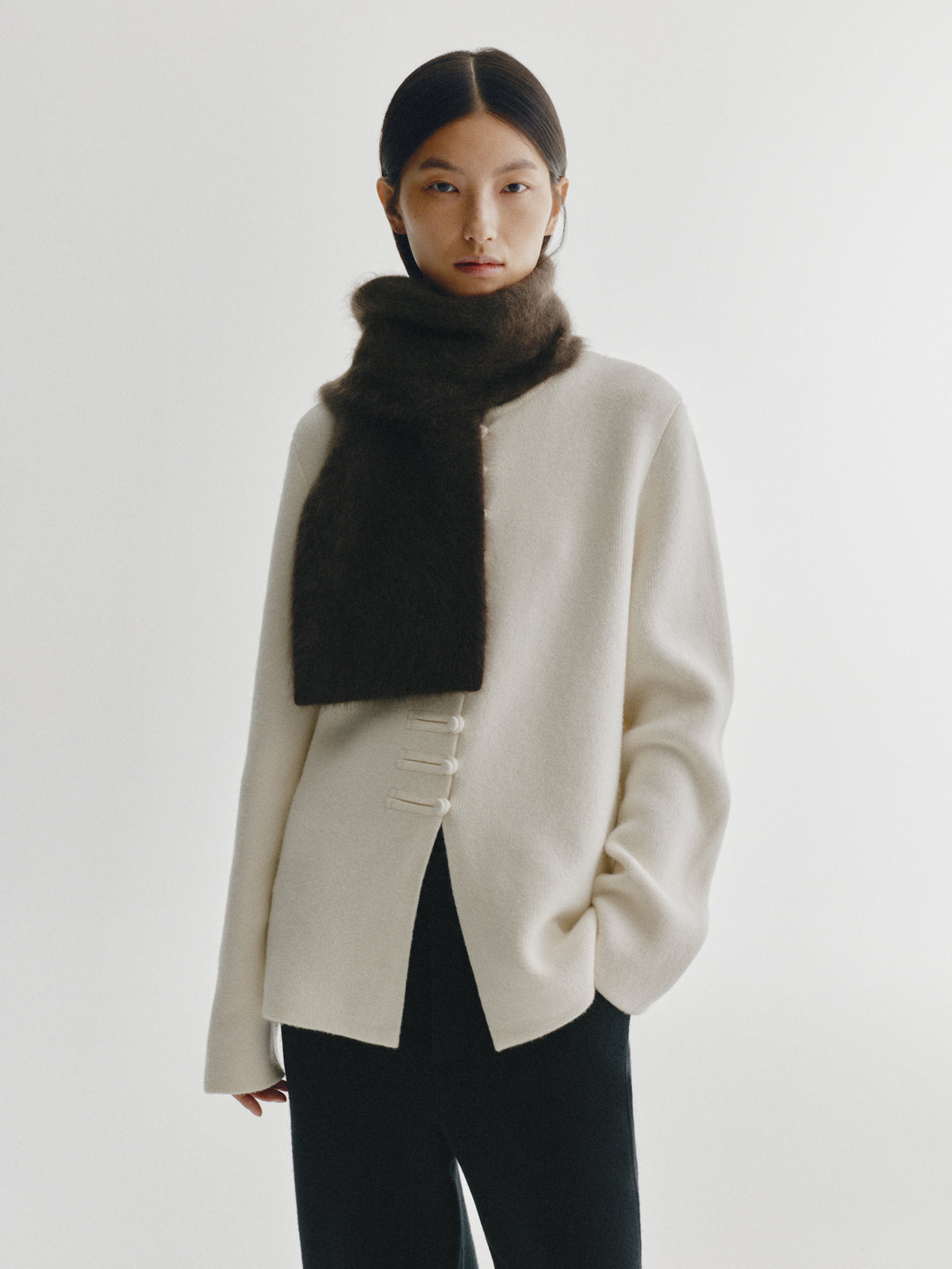 Enoa Brushed Scarf