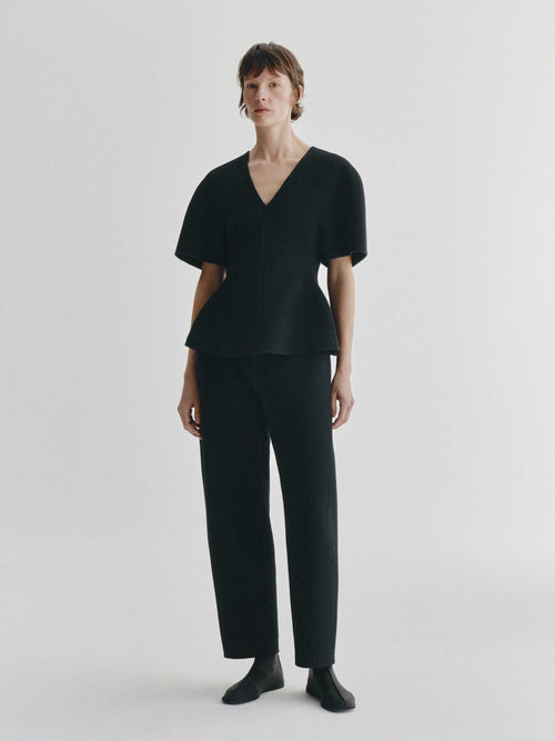 Doublé V Neck Top