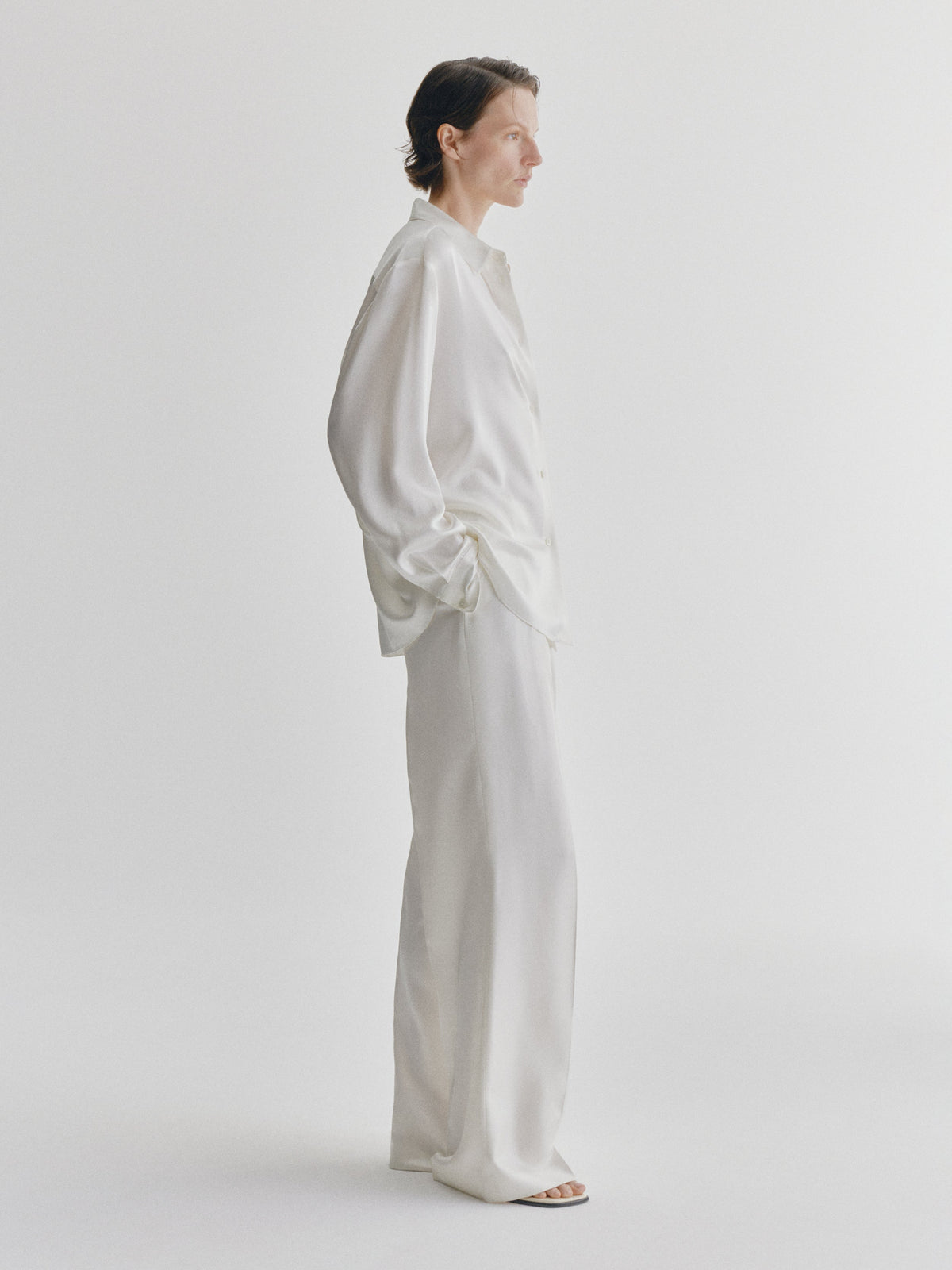 Tailored Wide Leg Trousers