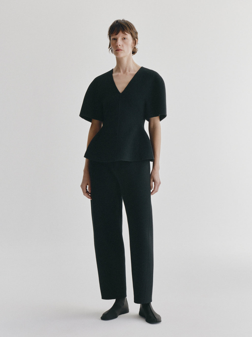 Doublé V Neck Top