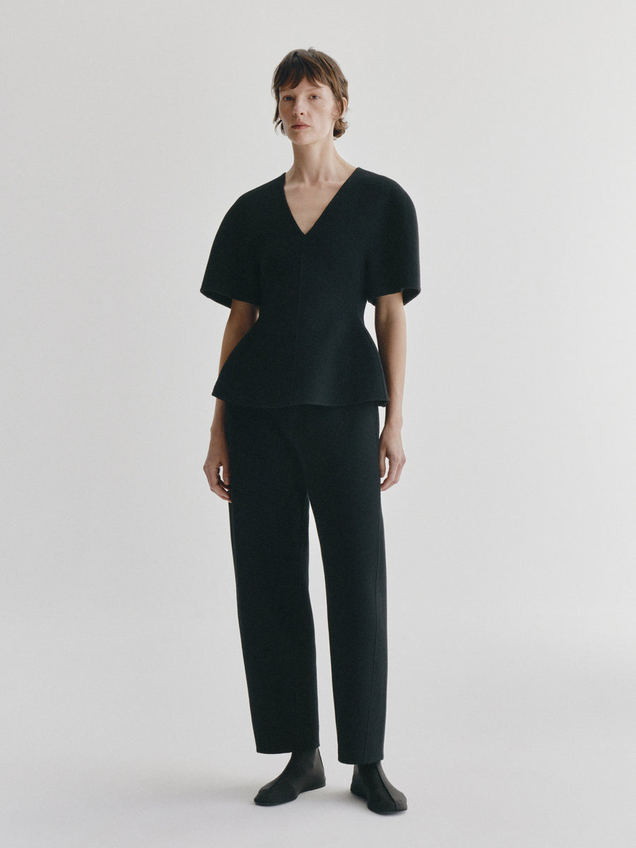Doublé V Neck Top