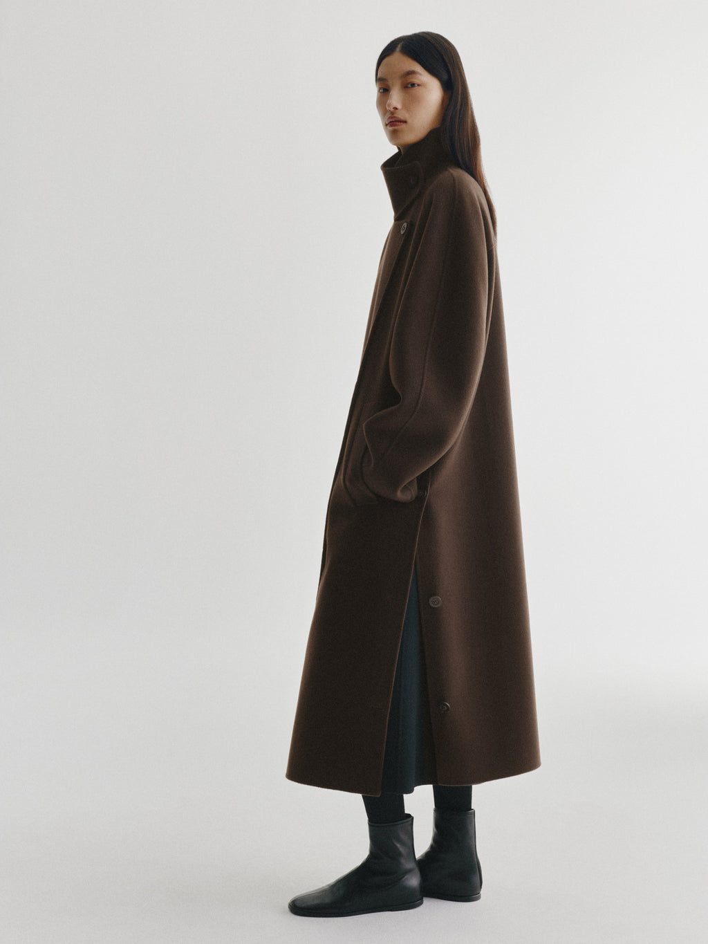 Doublé Button Coat