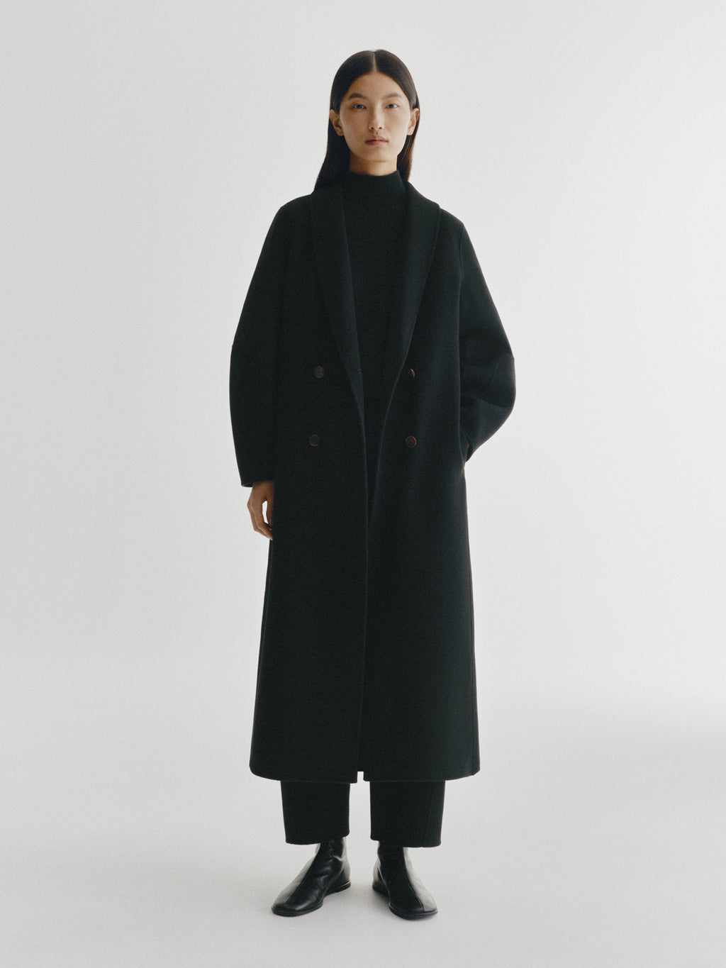 Doublé Shawl Coat
