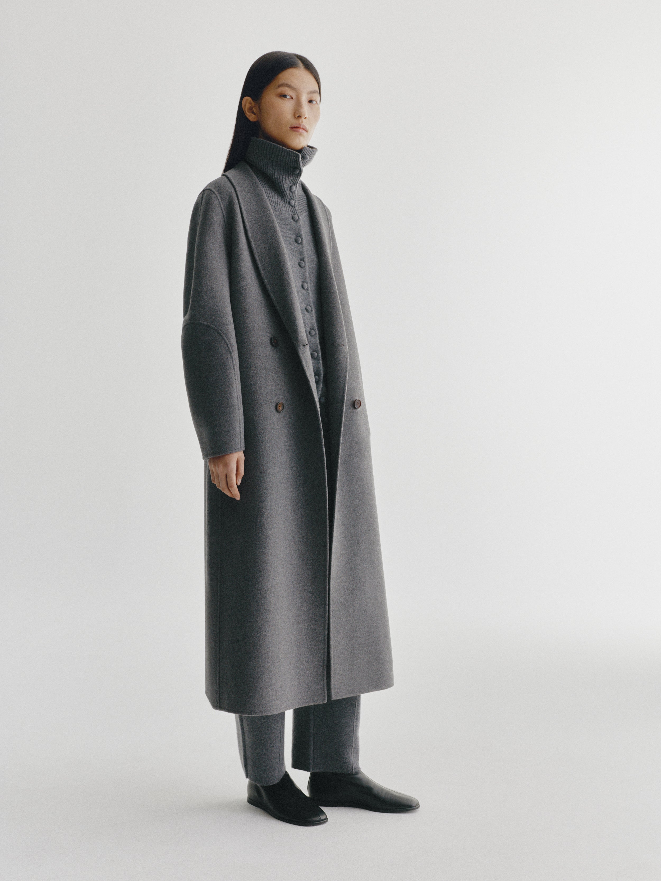 Doublé Shawl Coat – LISA YANG Doublé Shawl Coat – LISA YANG