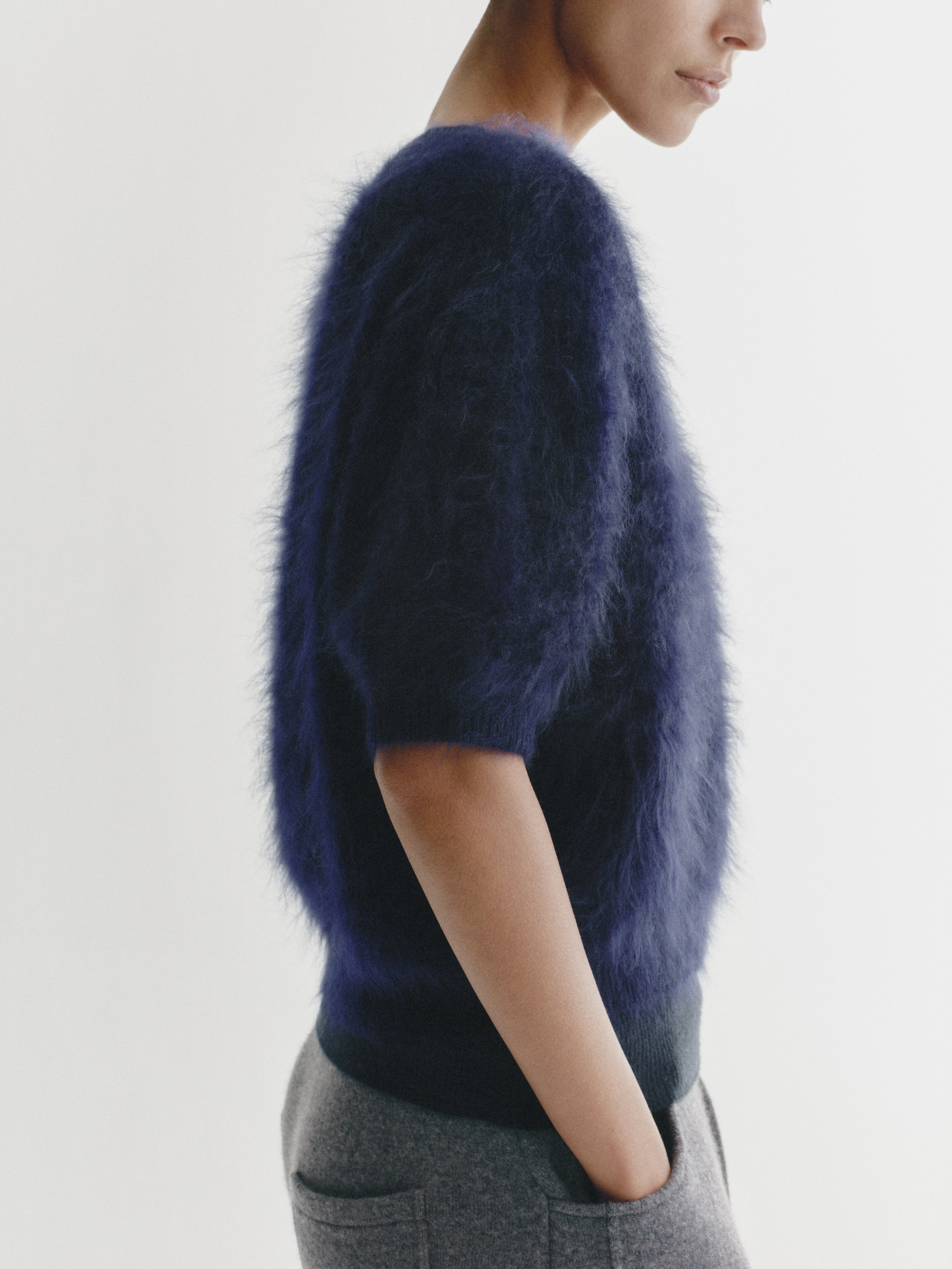 Lija リージャ　ネイビー US-S （美品） Juniper Sweater Navy Brushed | Cashmere | LISA YANG