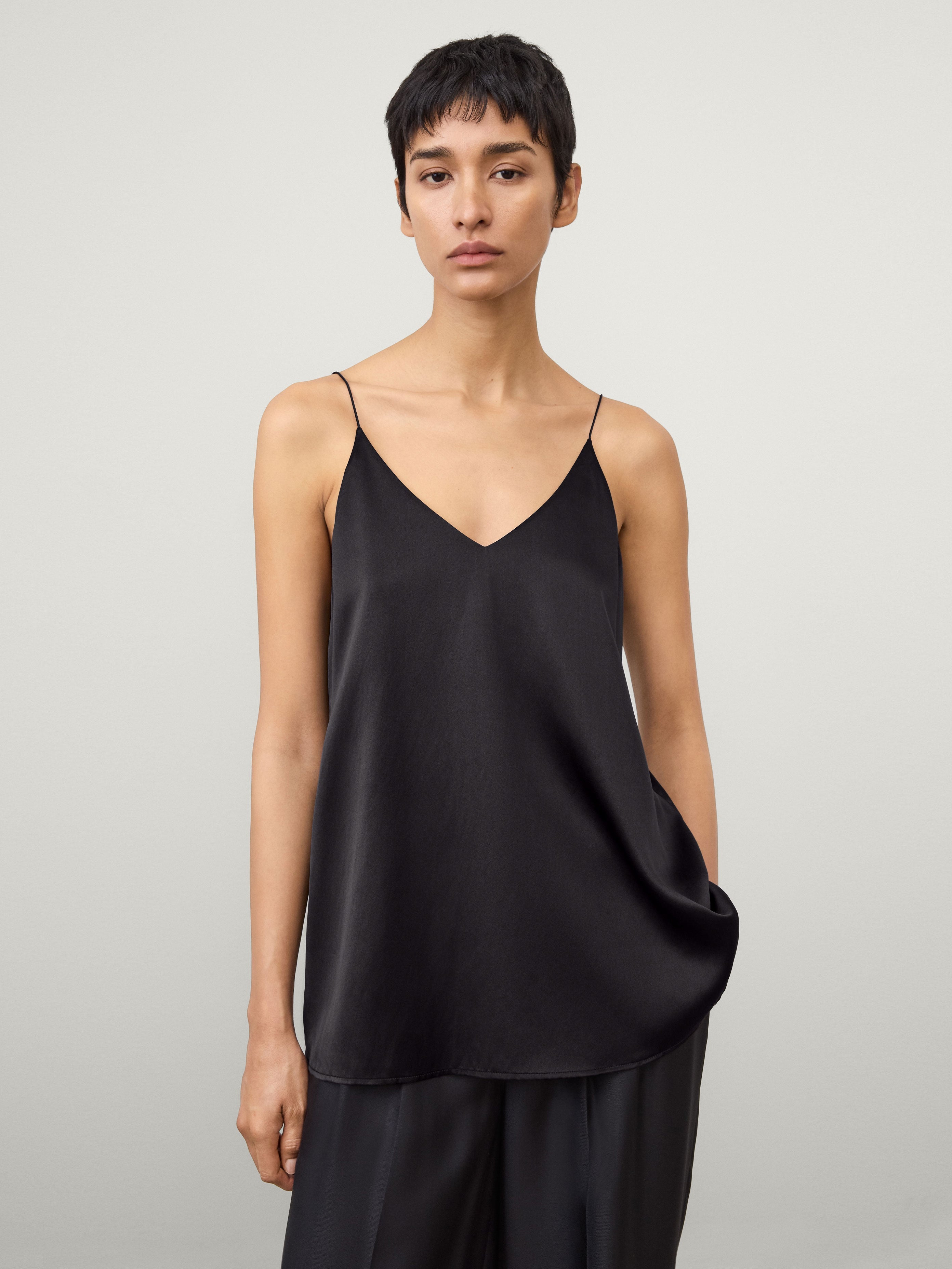 Camisole Top Midnight | Silk | LISA YANG