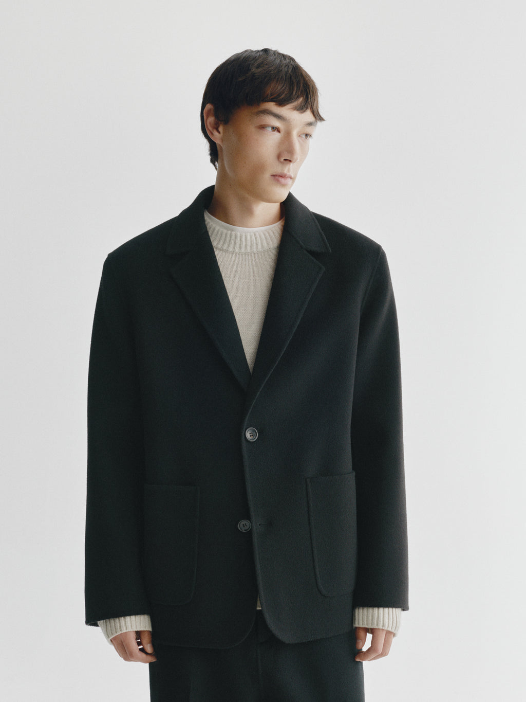 Doublé Single-Breasted Blazer